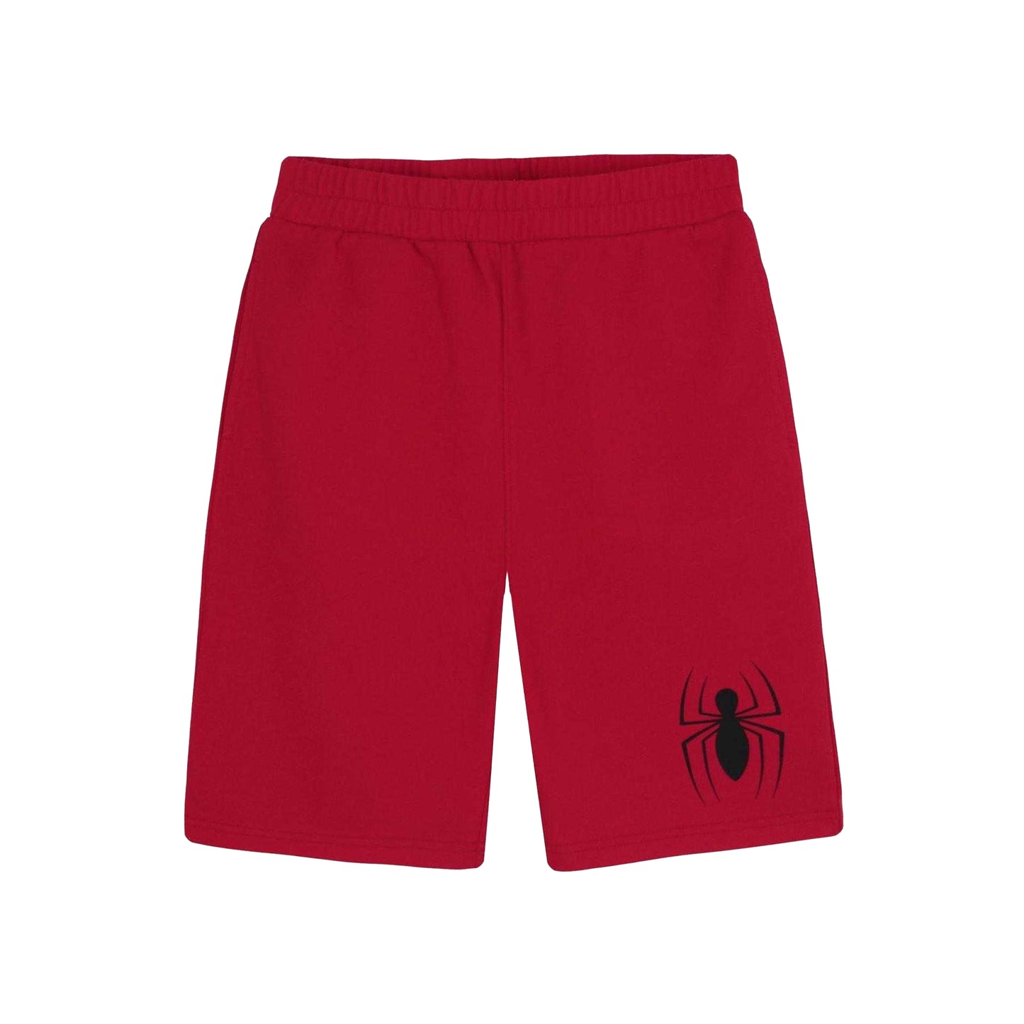 Red-Black - Pack Shot - Spider-Man Childrens-Kids T-Shirt & Shorts Set