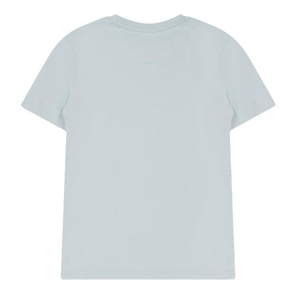 Blue - Back - Farah Childrens-Kids Logo Crew Neck T-Shirt
