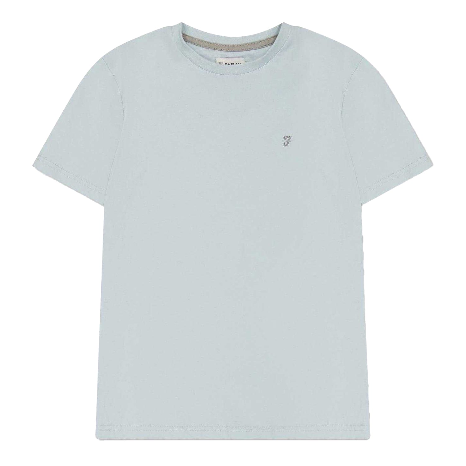 Blue - Front - Farah Childrens-Kids Logo Crew Neck T-Shirt