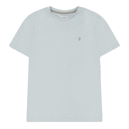 Blue - Front - Farah Childrens-Kids Logo Crew Neck T-Shirt