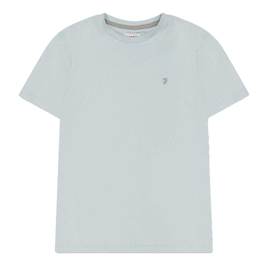 Blue - Front - Farah Childrens-Kids Logo Crew Neck T-Shirt