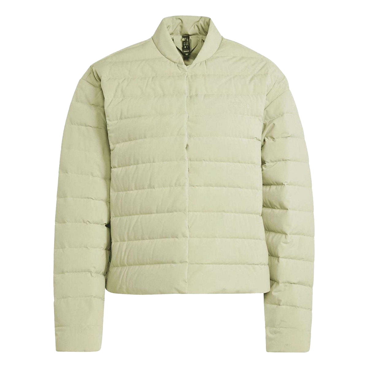 Green - Front - Adidas Womens-Ladies Lightweight Down Jacket