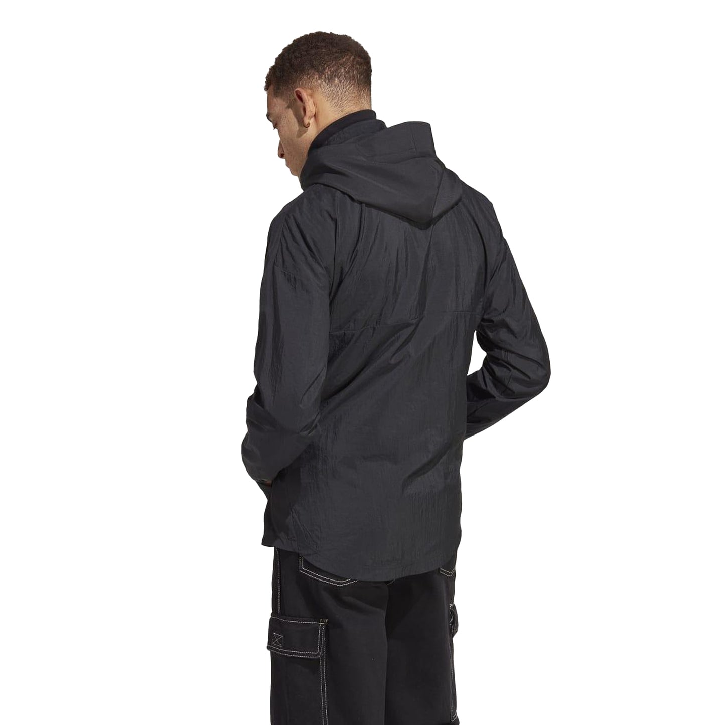 Black - Back - Adidas Womens-Ladies Lift Your Mind Windbreaker