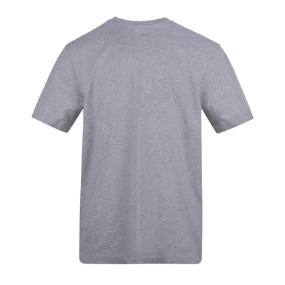Grey - Back - AWD Mens Tuchel Cotton Regular Football T-Shirt