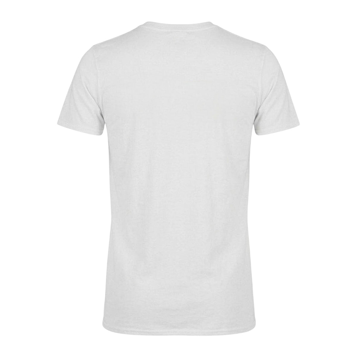 White - Back - AWD Mens Tuchel Cotton Regular Football T-Shirt