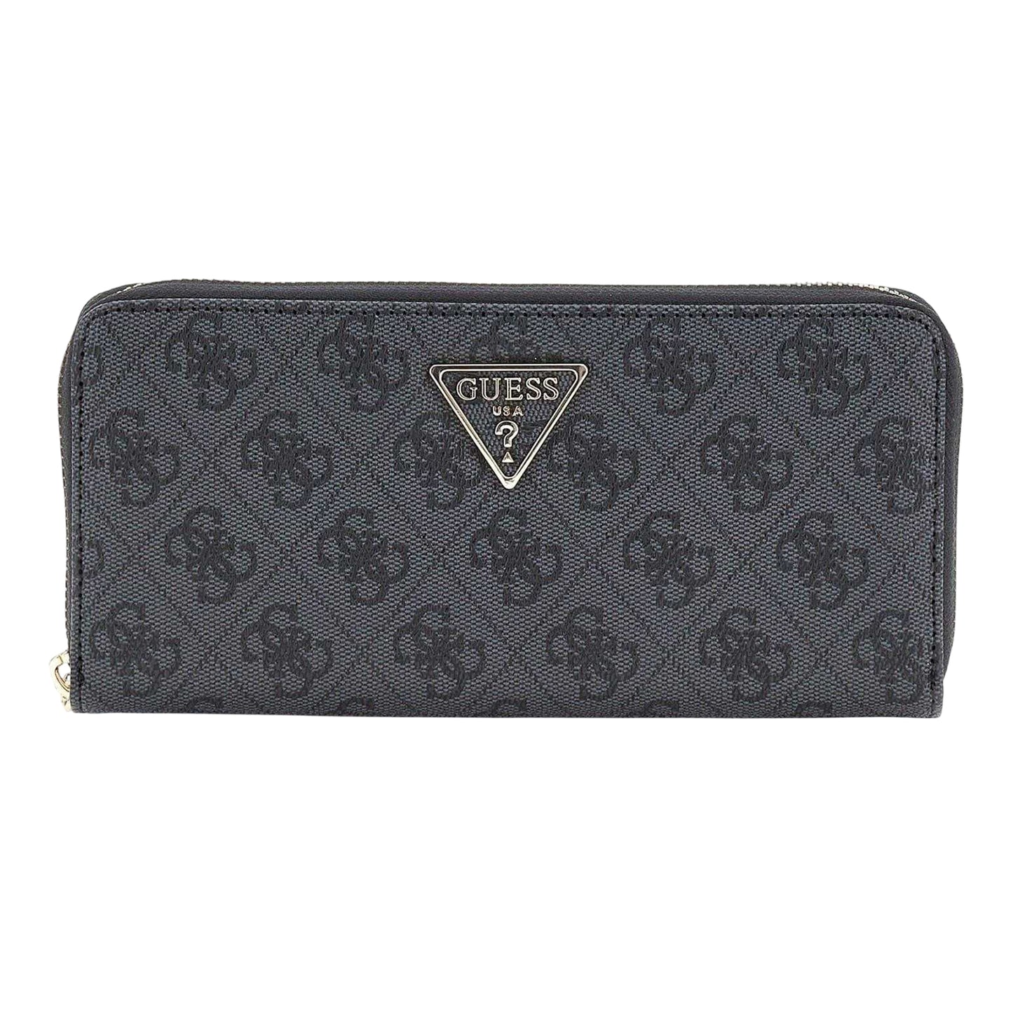 Coal - Front - Guess Monogram Wallet
