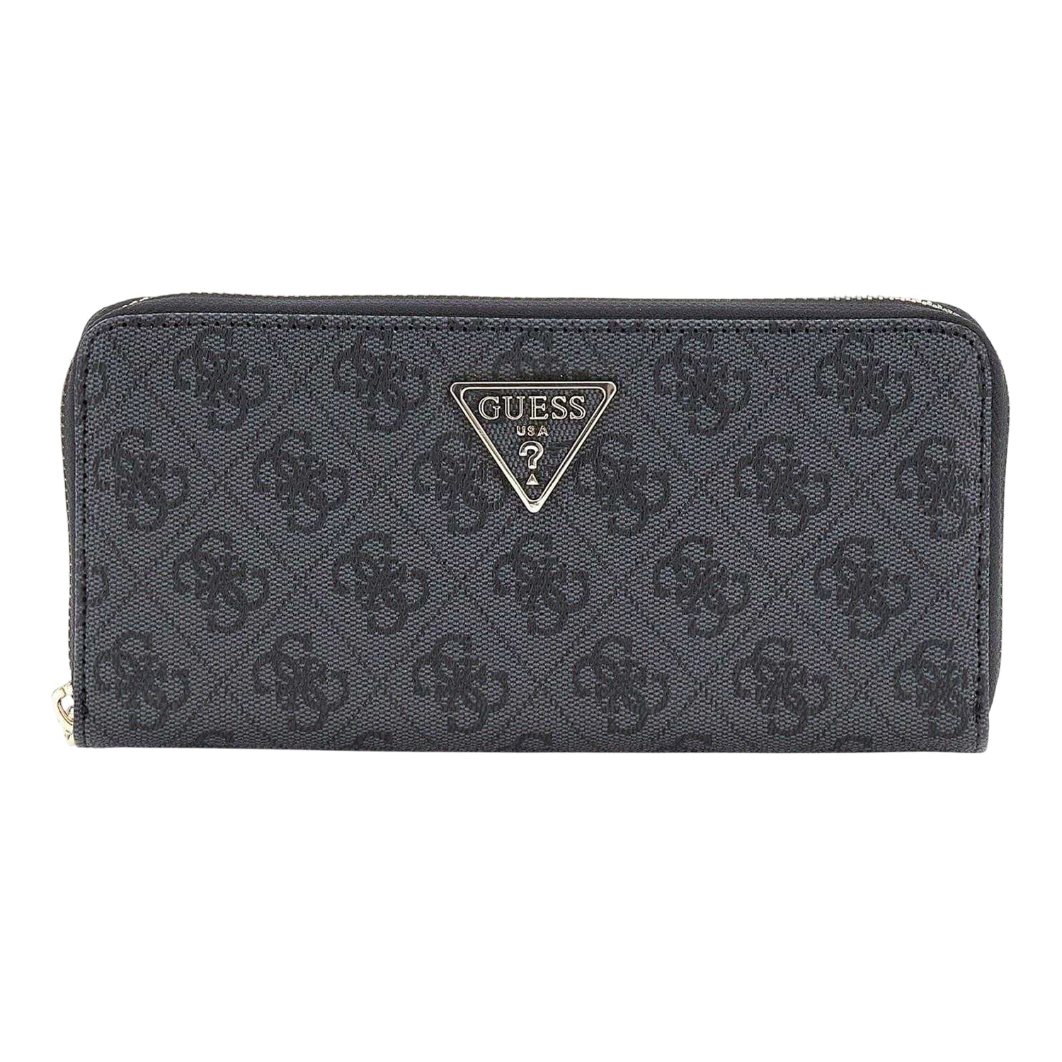 Coal - Front - Guess Monogram Wallet