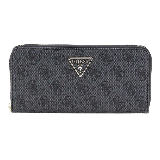 Coal - Front - Guess Monogram Wallet