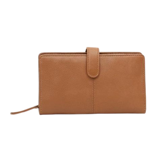 Tan - Front - Linea Utility Wallet