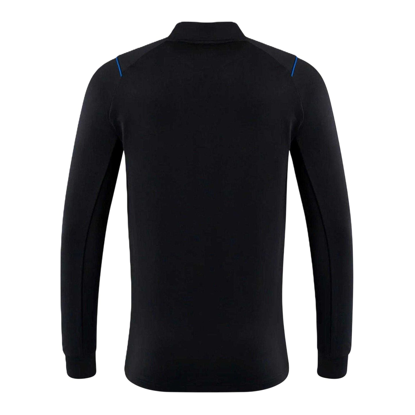 Black - Back - Castore Mens Rangers FC Quarter Zip Training Fleece Top