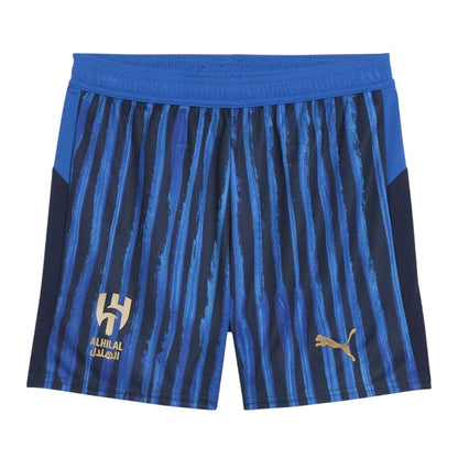 Blue-Navy - Front - Puma Boys 2025-2026 Al Hilal SFC Home Shorts
