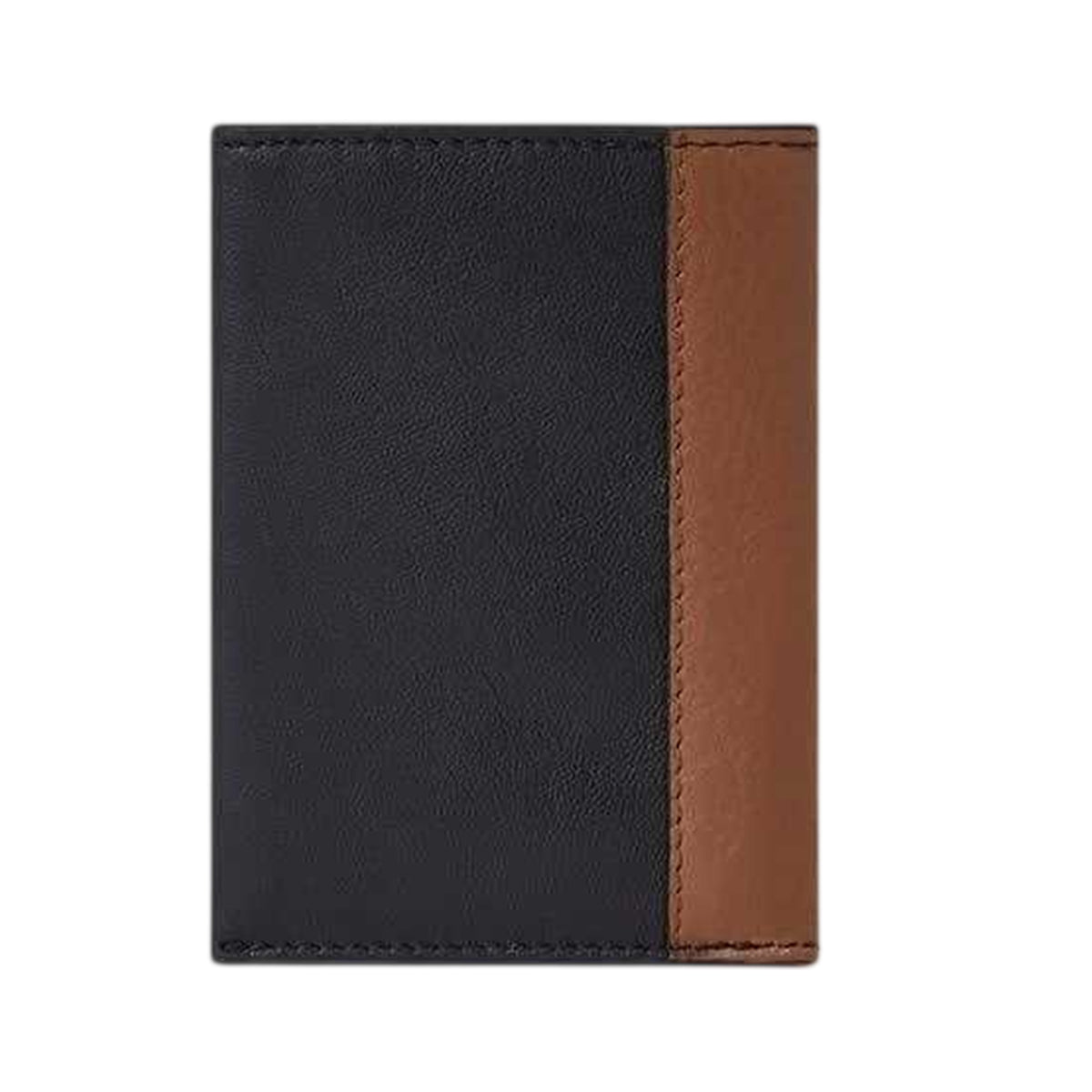 Tan-Black - Back - Osprey Stanley Two Tone Leather Wallet