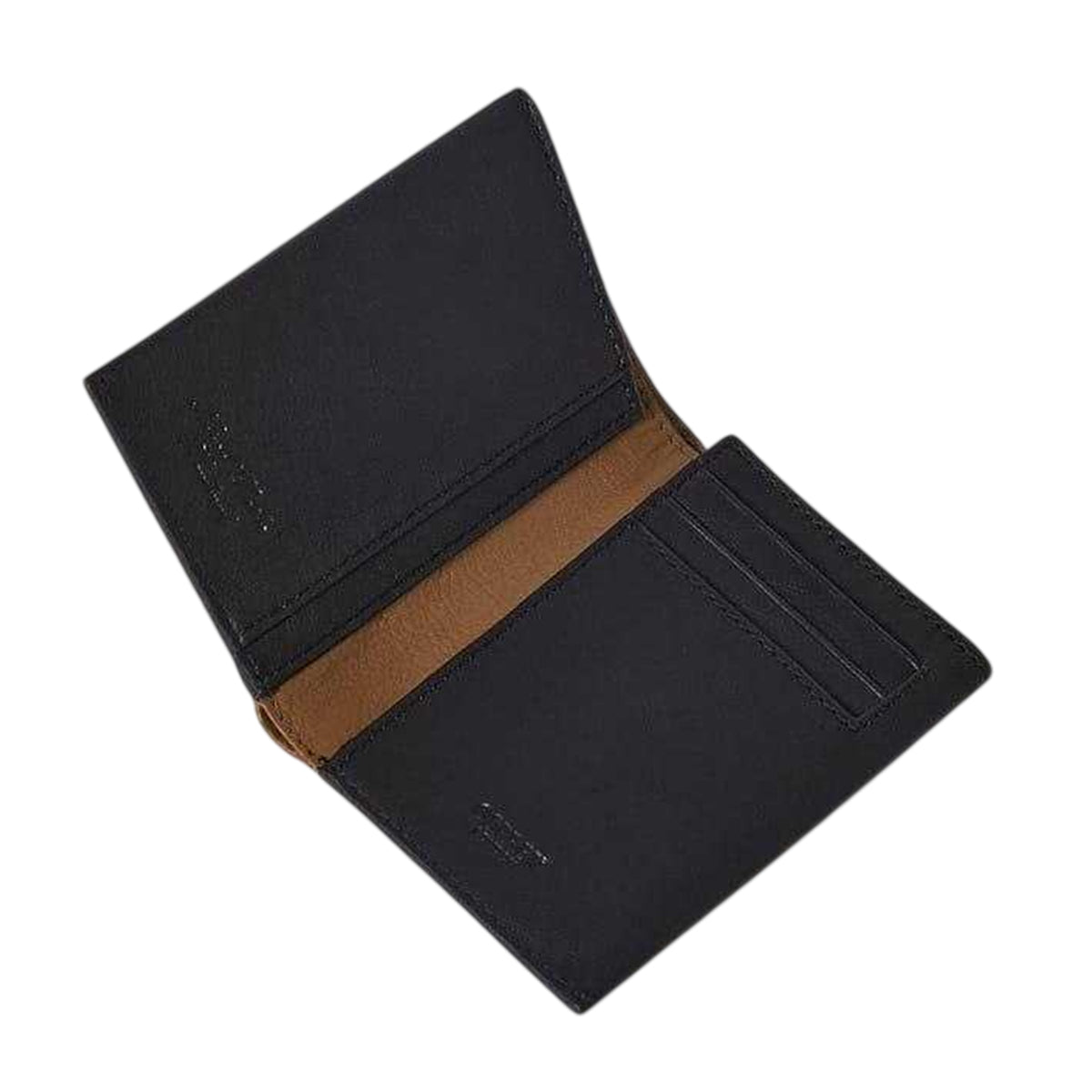 Tan-Black - Side - Osprey Stanley Two Tone Leather Wallet