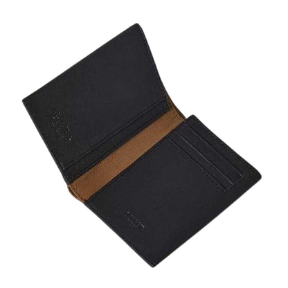 Tan-Black - Side - Osprey Stanley Two Tone Leather Wallet