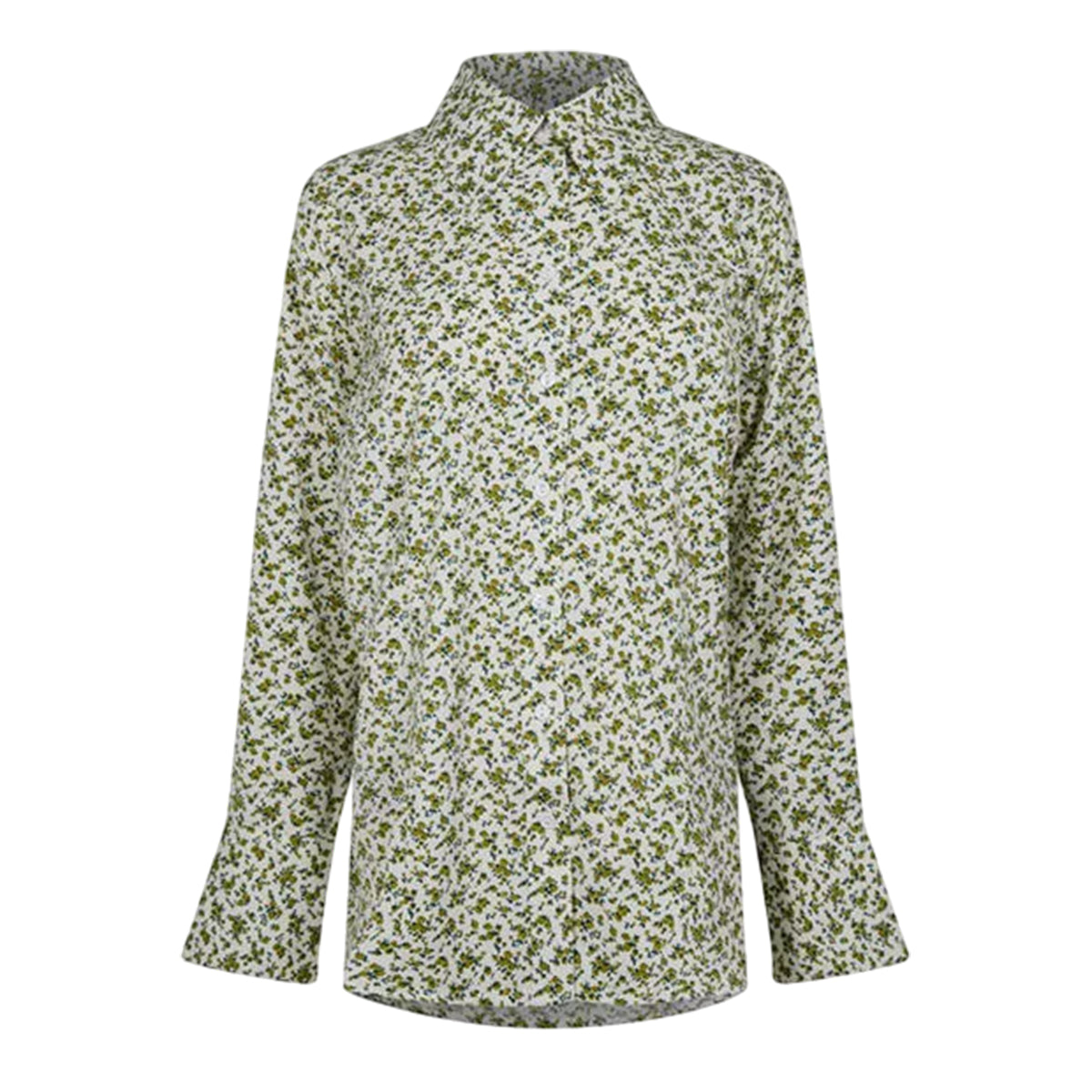 Moss Green - Front - Levis Womens-Ladies Maeve Elodie Floral Blouse