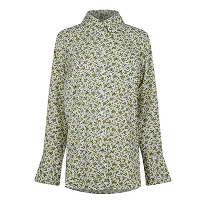 Moss Green - Front - Levis Womens-Ladies Maeve Elodie Floral Blouse
