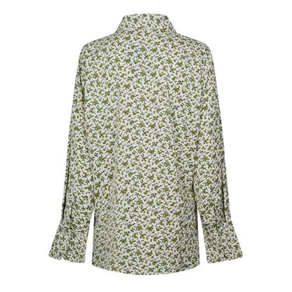 Moss Green - Back - Levis Womens-Ladies Maeve Elodie Floral Blouse
