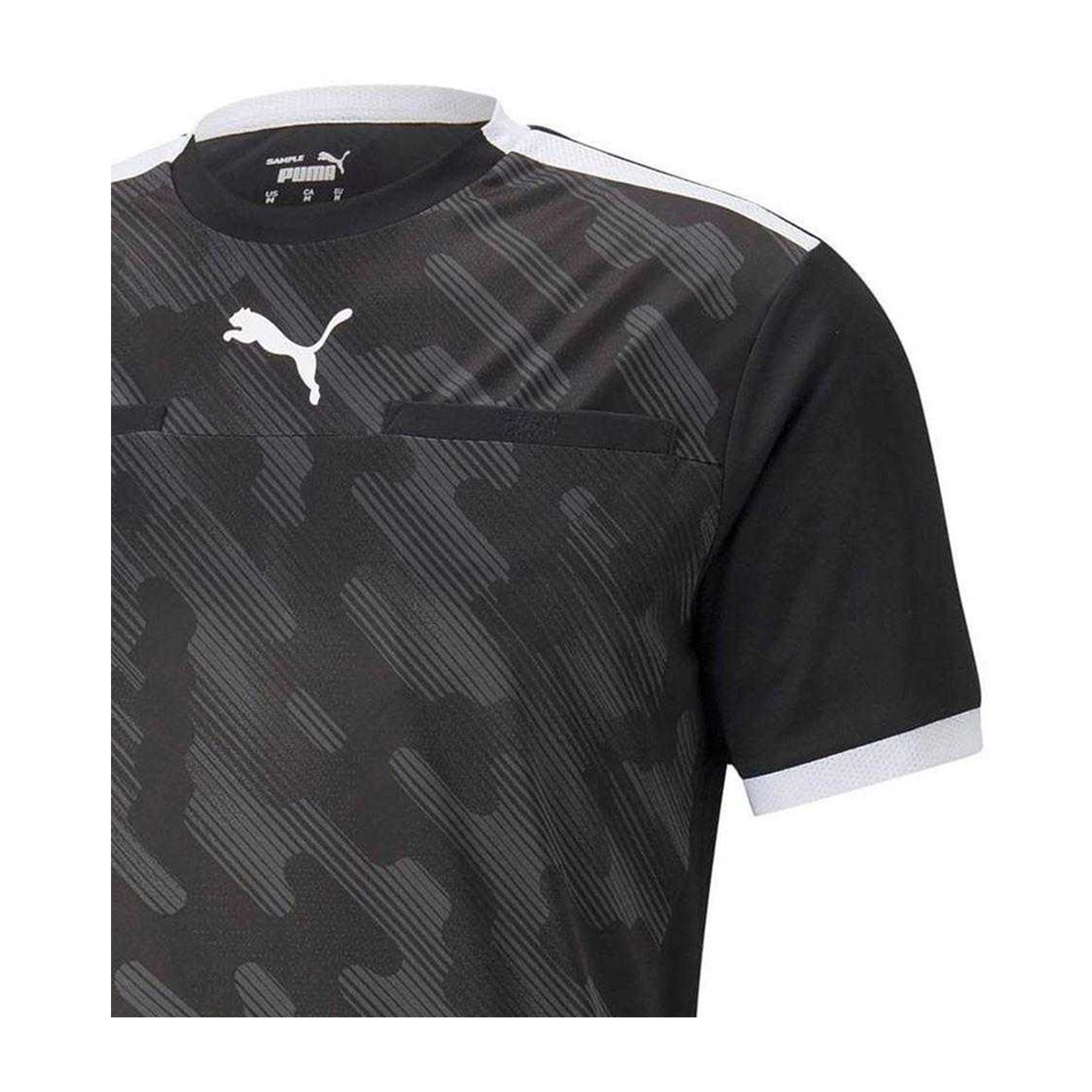 Black - Side - Puma Mens TeamLIGA Referee Jersey
