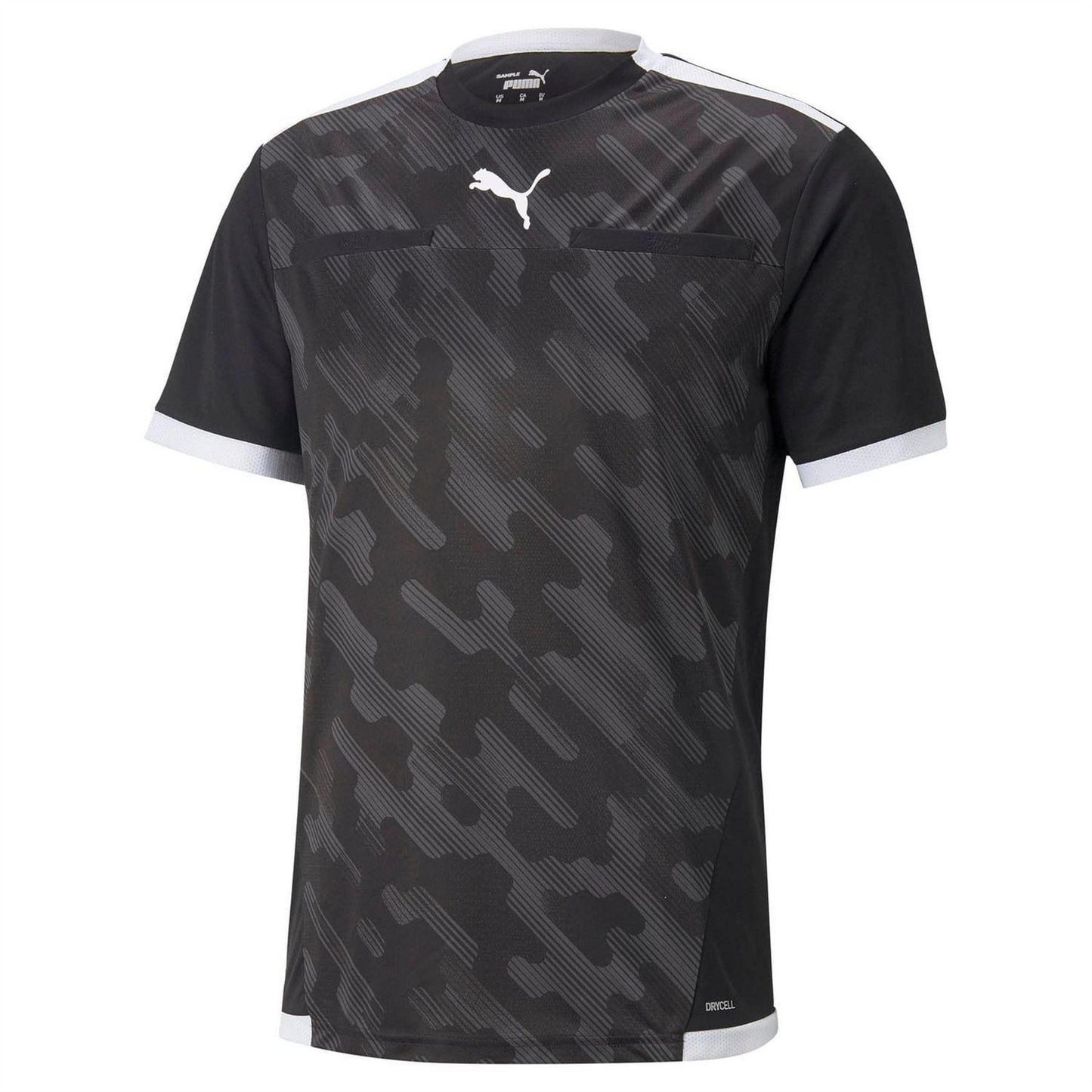 Black - Front - Puma Mens TeamLIGA Referee Jersey