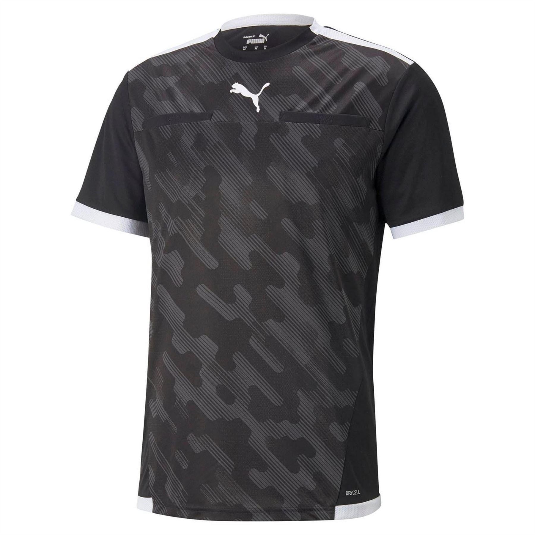 Black - Front - Puma Mens TeamLIGA Referee Jersey