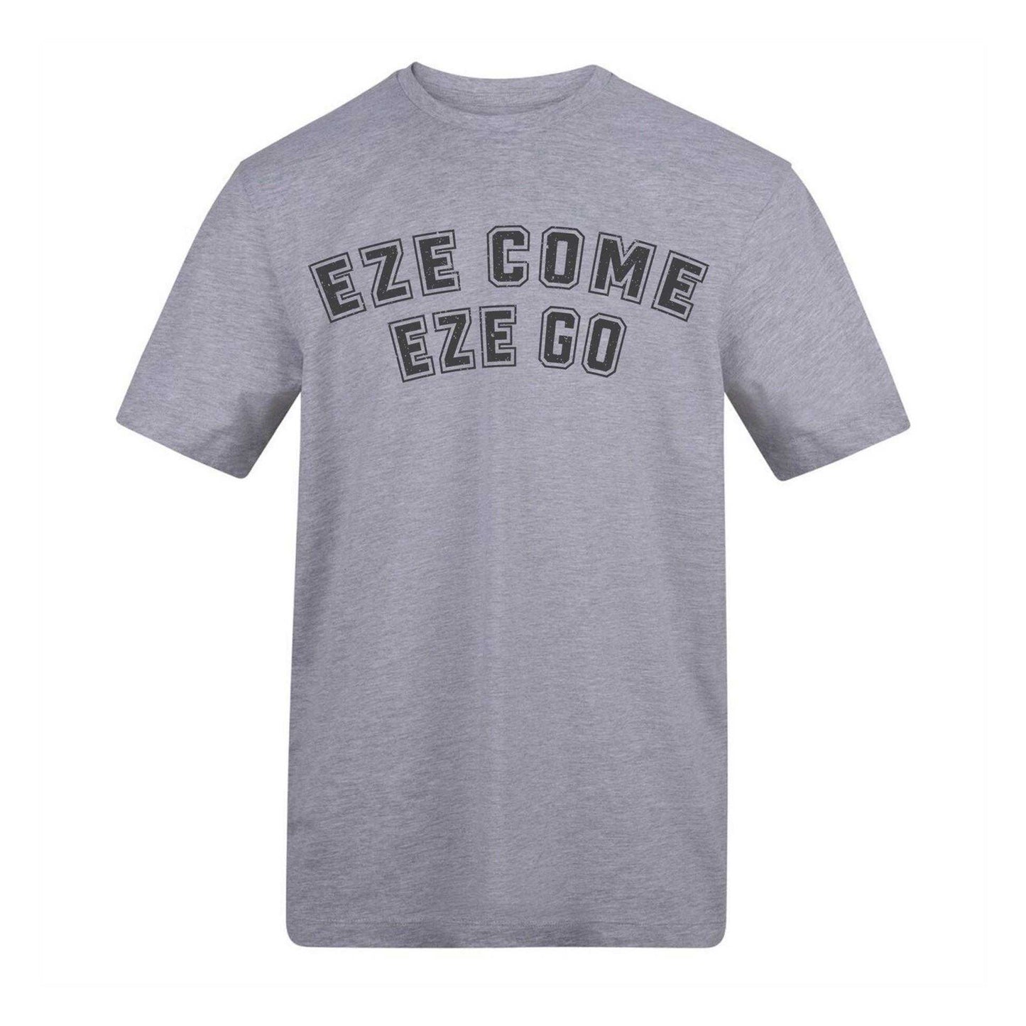 Grey - Front - AWD Mens Eze Come Eze Go Football T-Shirt