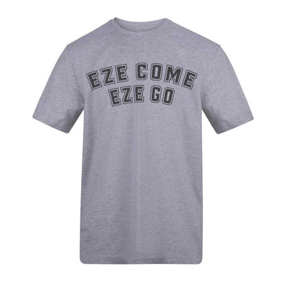 Grey - Front - AWD Mens Eze Come Eze Go Football T-Shirt