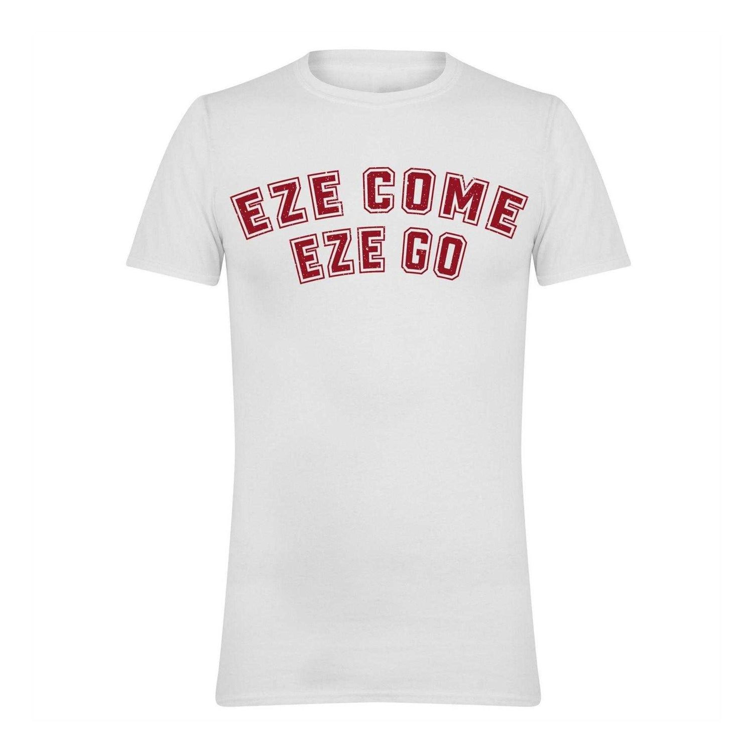 White - Front - AWD Mens Eze Come Eze Go Football T-Shirt