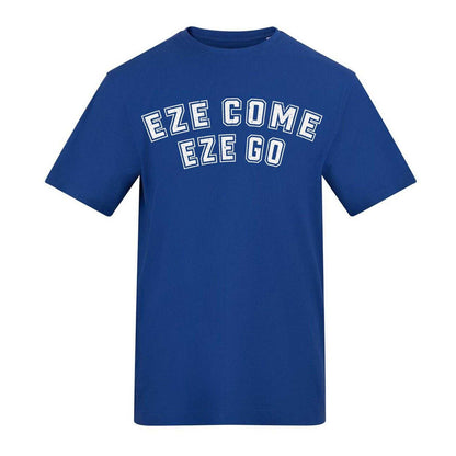 Blue - Front - AWD Mens Eze Come Eze Go Football T-Shirt