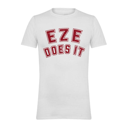 White - Front - AWD Mens Eze Does It Football T-Shirt
