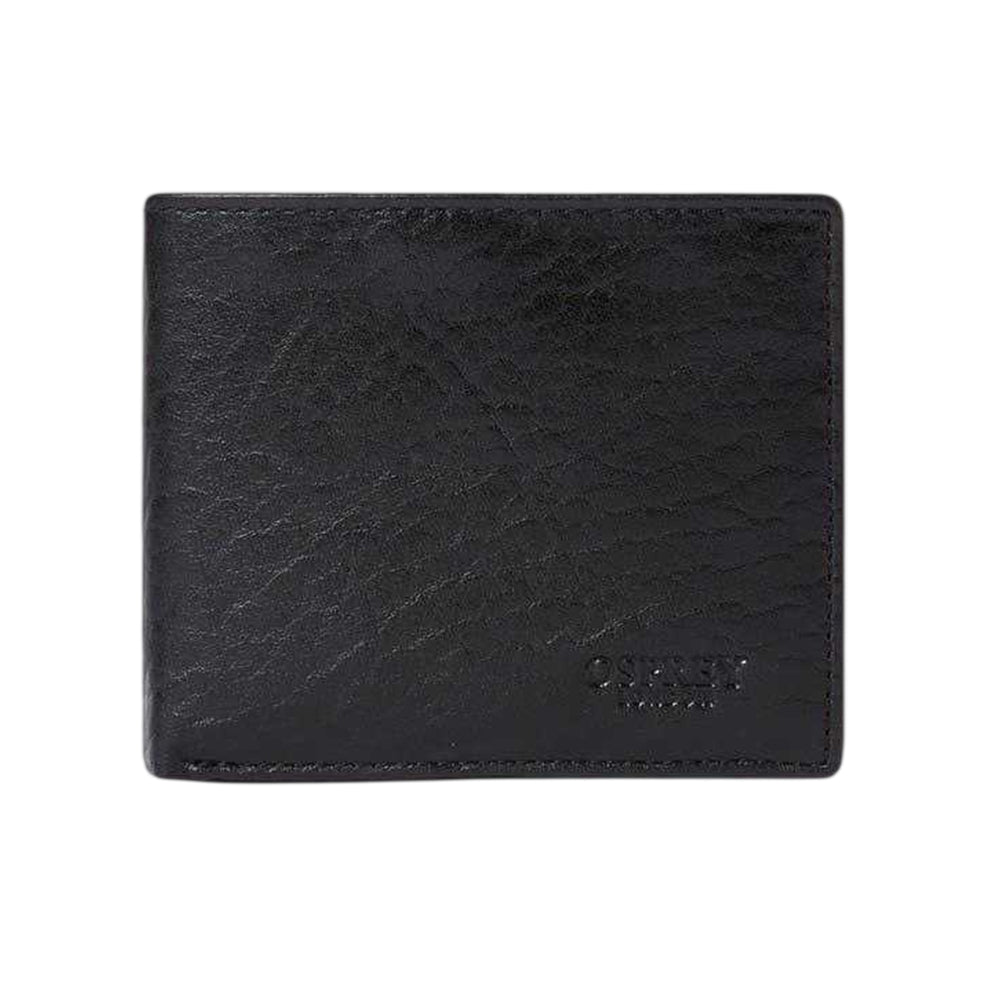 Black - Front - Osprey Highland Leather Wallet