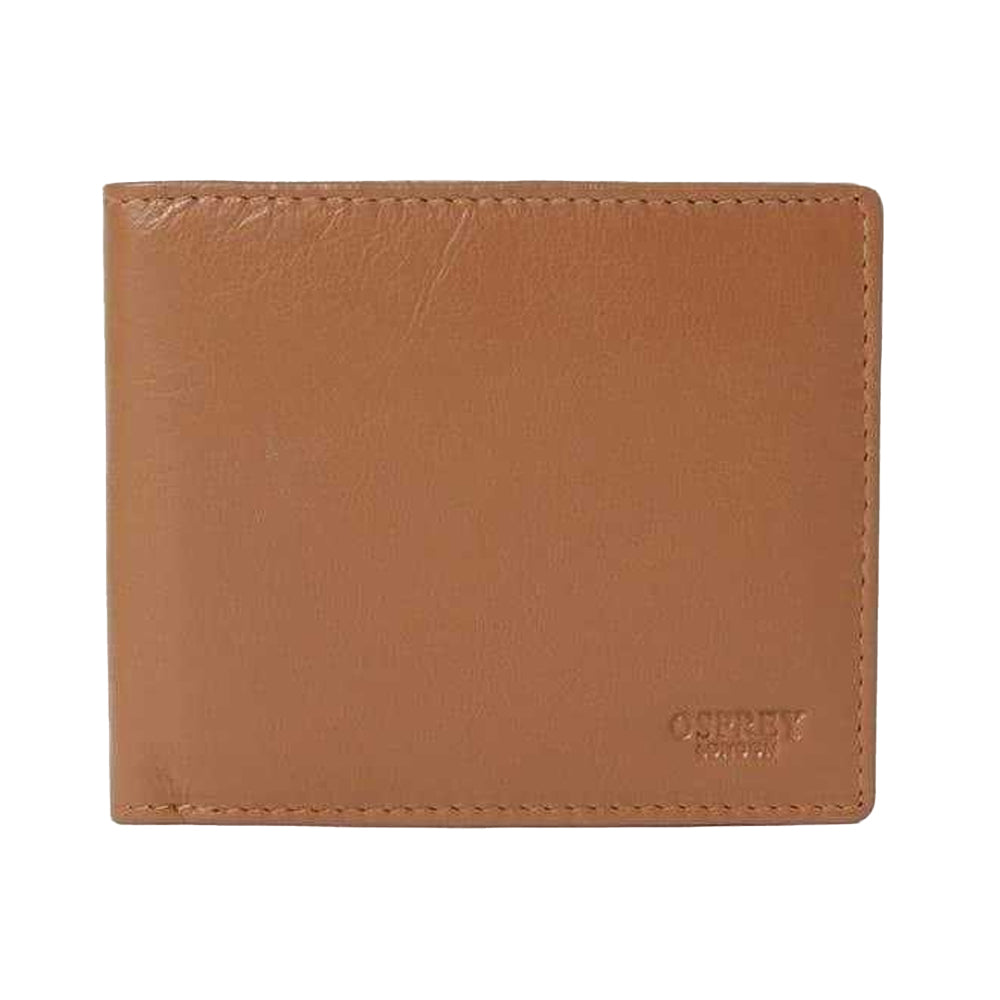 Tan - Front - Osprey Wesley Leather Wallet
