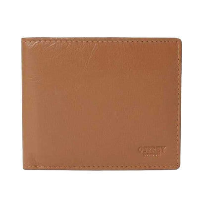 Tan - Front - Osprey Wesley Leather Wallet