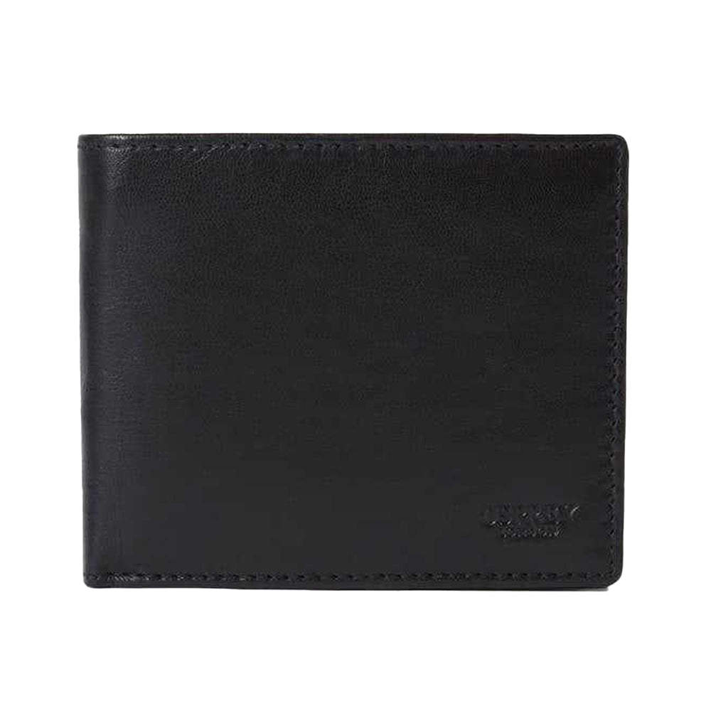 Black - Front - Osprey Wesley Leather Wallet