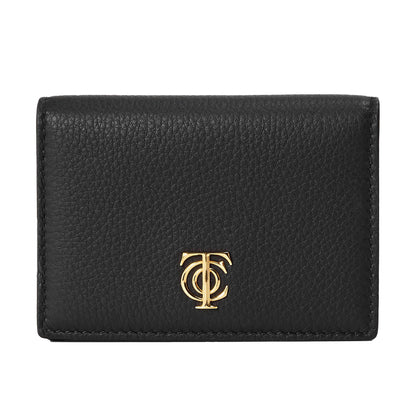 Black - Front - Tiffany & Co Leather Card Holder