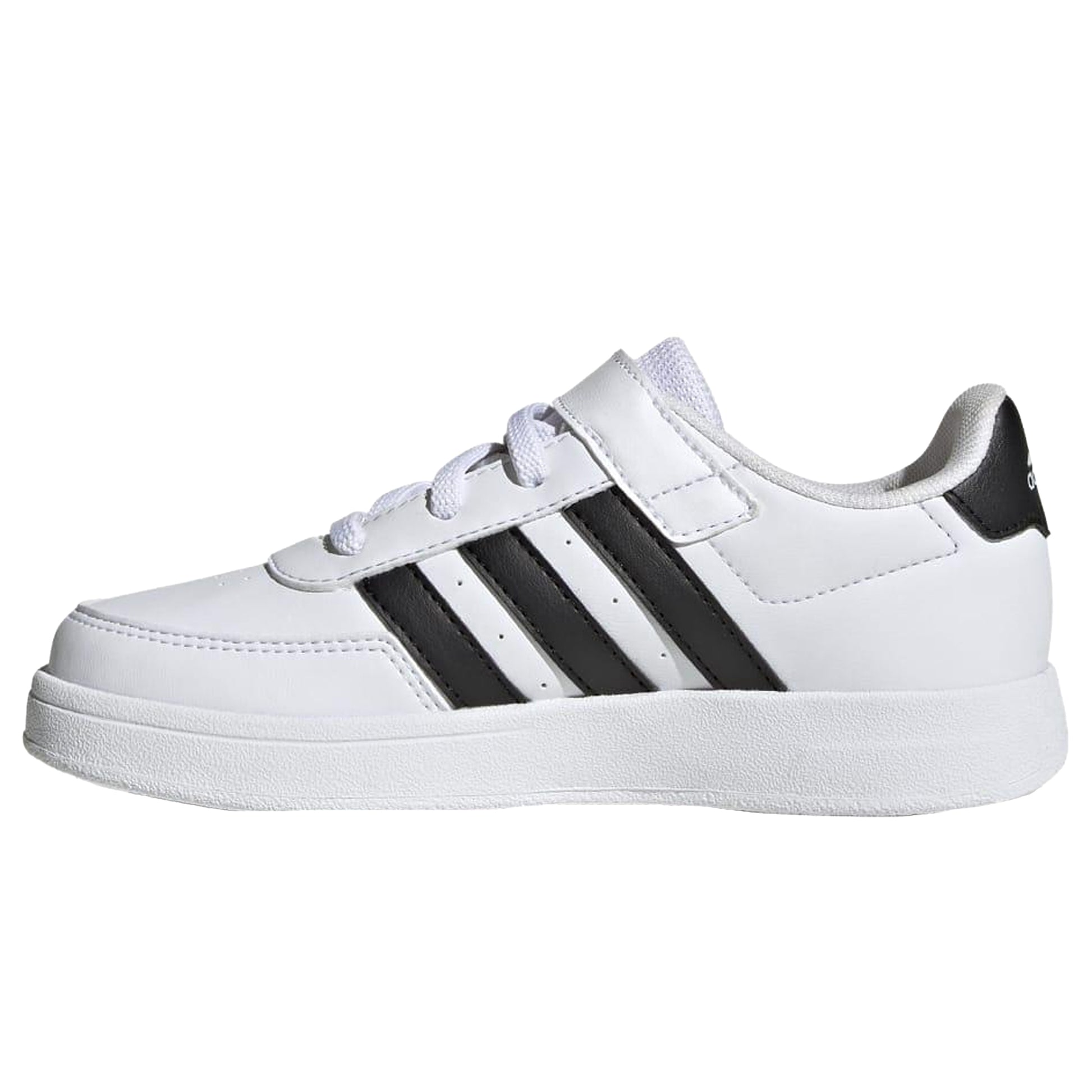 White-Black - Lifestyle - Adidas Childrens-Kids Breaknet Lifestyle Synthetic Leather Court Shoes