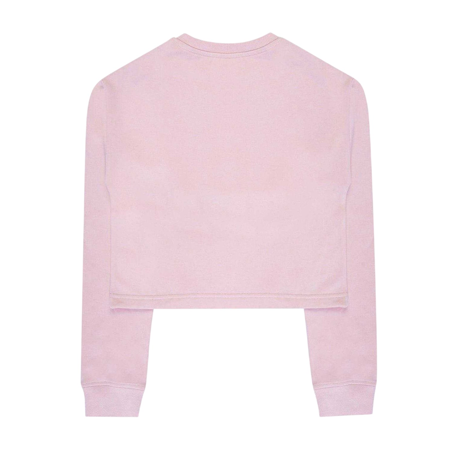 Pink - Back - Miso Girls Love Crop Sweatshirt