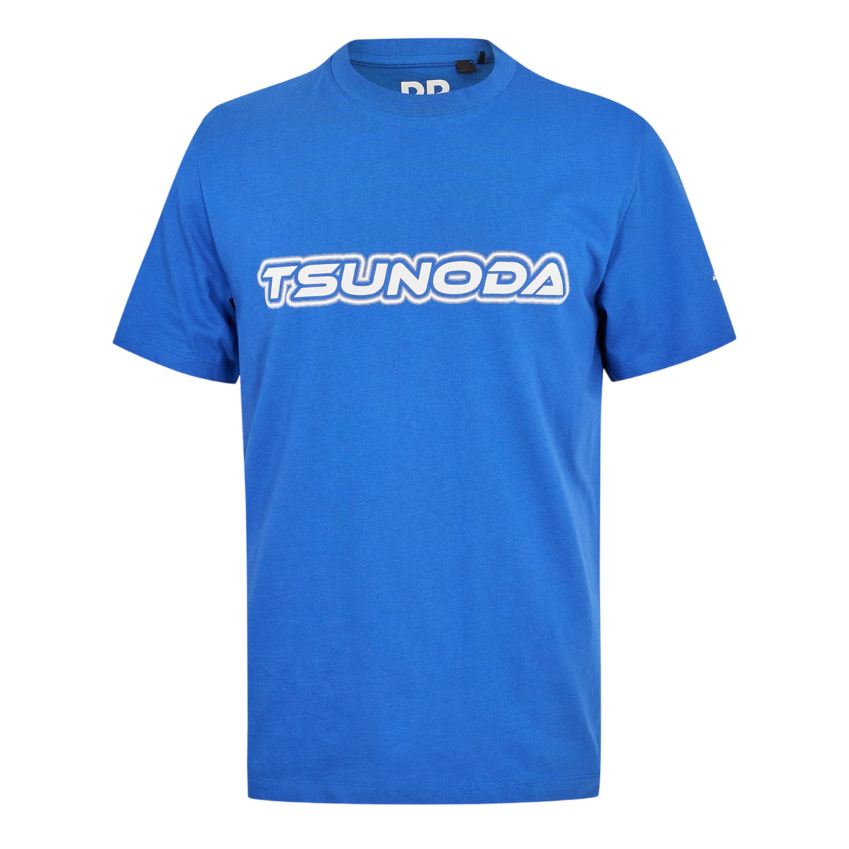 Medium Blue - Front - Hugo Mens Tsunoda Crew Neck Regular T-Shirt