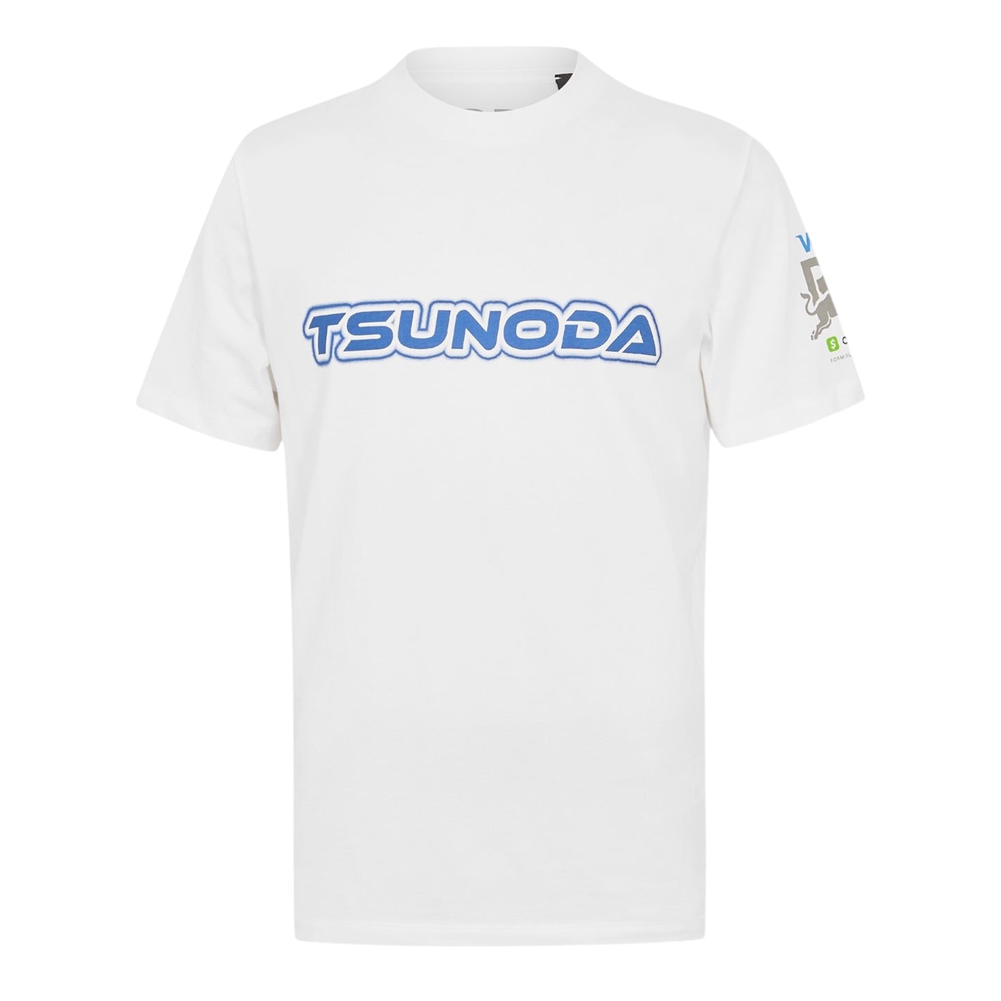 White - Front - Hugo Mens Tsunoda Crew Neck Regular T-Shirt