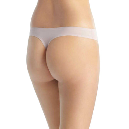 Black-Beige-Cream - Back - Adidas Womens-Ladies Thong (Pack of 3)