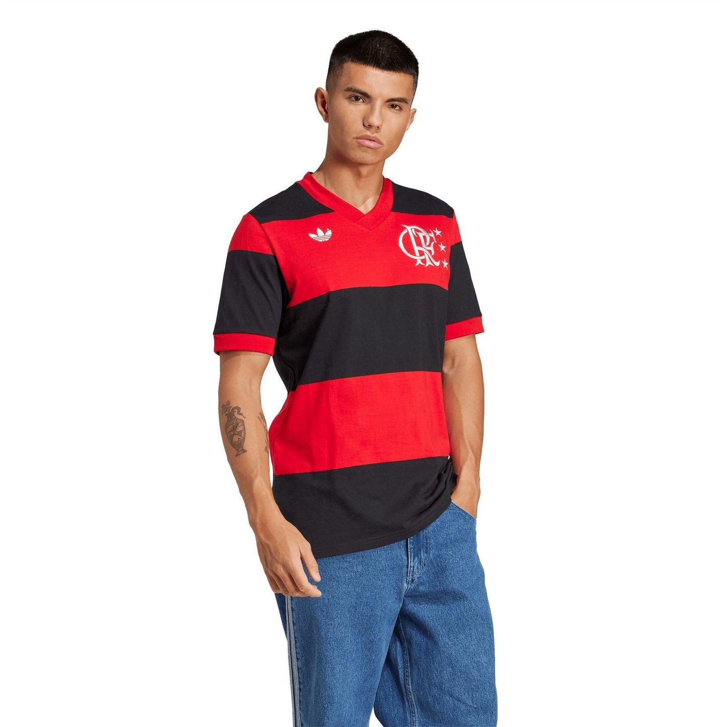 Better Scarlet - Pack Shot - Adidas Mens 81 CR Flamengo Home Jersey