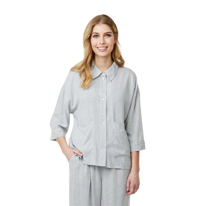 Light Grey - Lifestyle - CCDK Copenhagen Womens-Ladies Sonja Pyjama Top