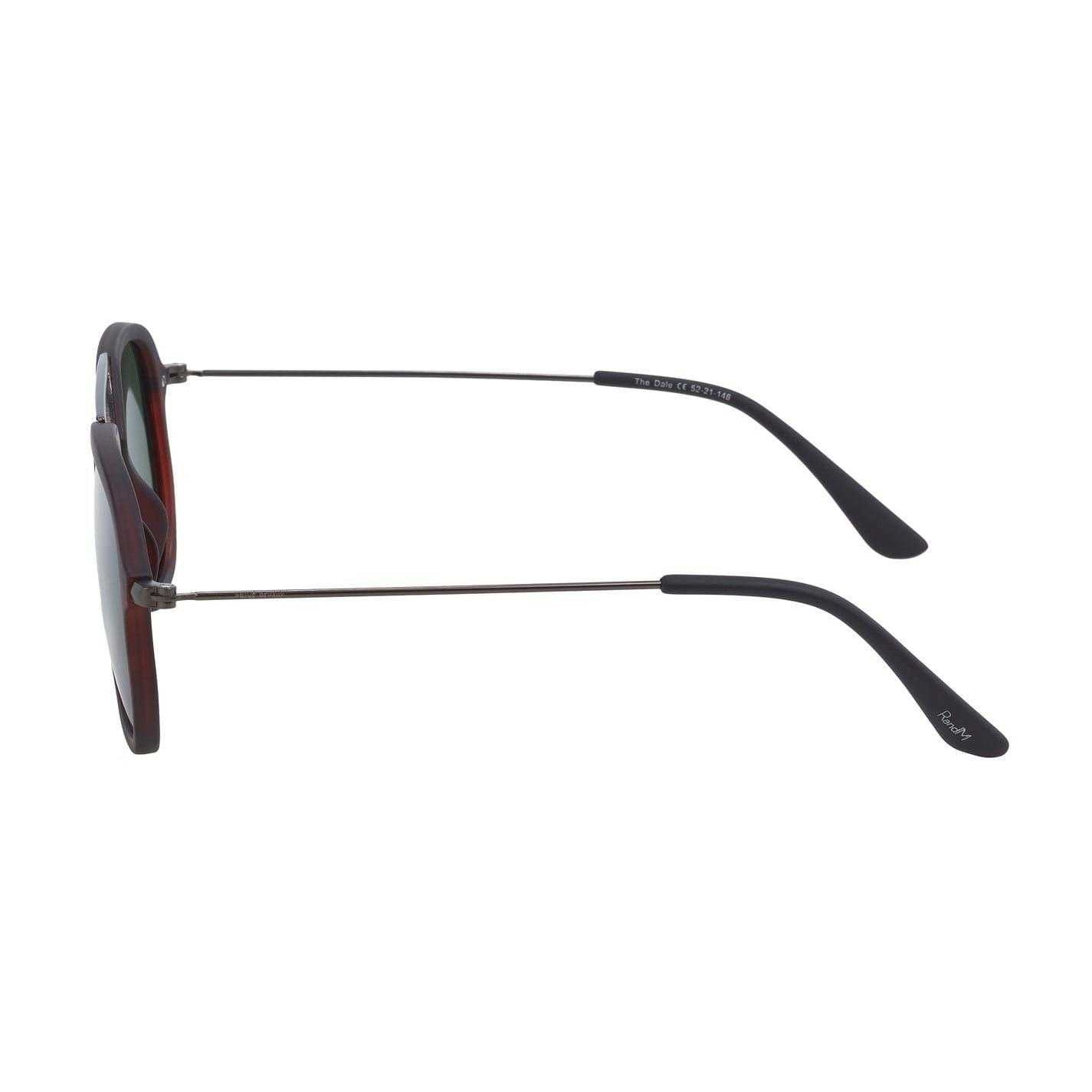 Brown - Back - Prive Revaux Unisex Adult The Dale Rectangle Sunglasses