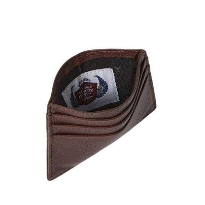 Chocolate Brown - Back - Osprey Wesley Leather Card Holder