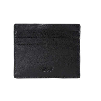 Black - Front - Osprey Wesley Leather Card Holder