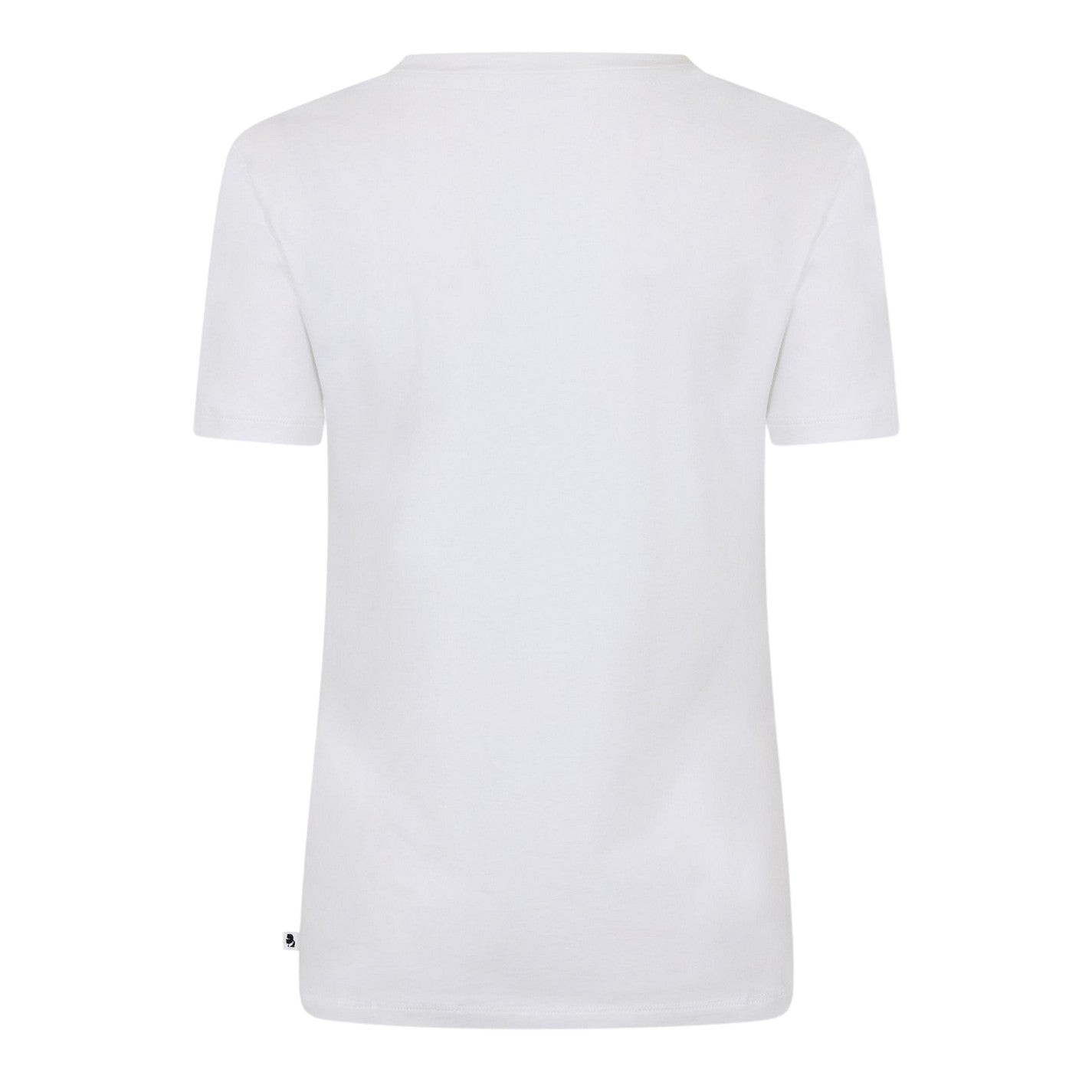 White - Back - Karl Lagerfeld Womens-Ladies Signature Regular T-Shirt