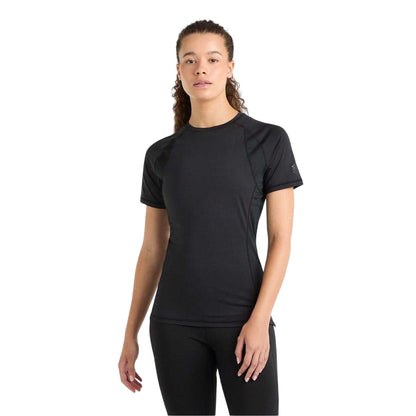 Black - Side - Umbro Womens-Ladies Slim Raglan T-Shirt
