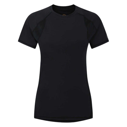 Black - Front - Umbro Womens-Ladies Slim Raglan T-Shirt