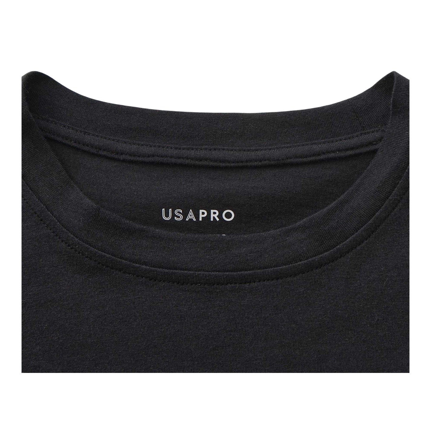 Black - Lifestyle - USA Pro Childrens-Kids Logo Boxy T-Shirt