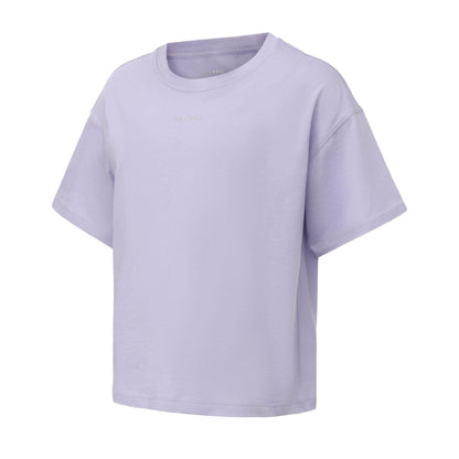Lilac - Side - USA Pro Childrens-Kids Logo Boxy T-Shirt
