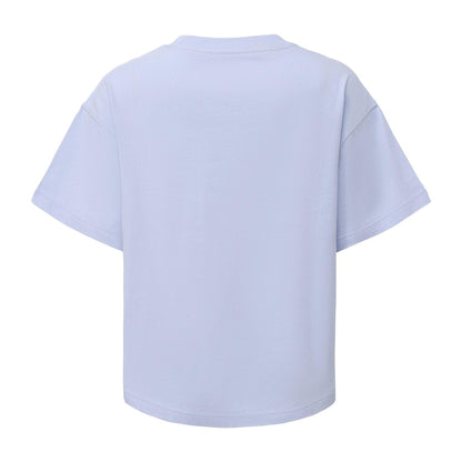 Blue - Back - USA Pro Childrens-Kids Logo Boxy T-Shirt
